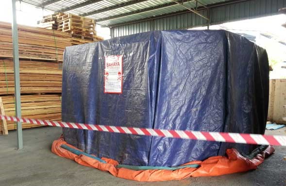 Khử trùng Pallet gỗ xuất khẩu Châu Âu 50g/m3